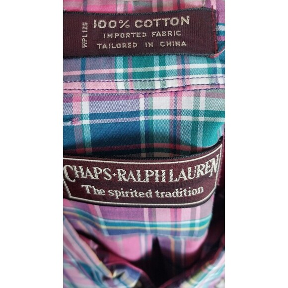 Vintage 90s Chaps Ralph Lauren The Spirited Tradition Men’s Medium Long Sleeve - Picture 5 of 5